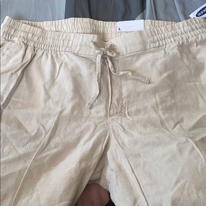 Cream Old Navy Pants
